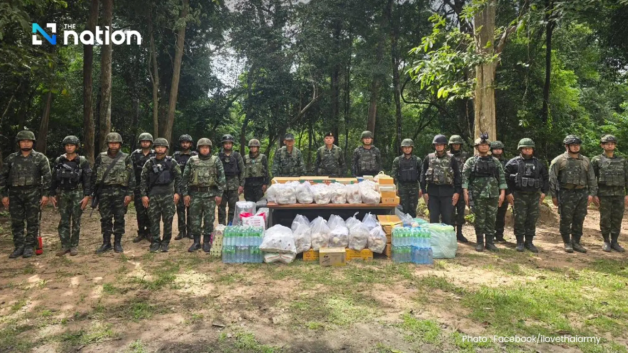 ဒုတိယ ဗိုလ်ချုပ်ကြီး ဘွန်းဆင် ပတ်ကလန် (𝐁𝐨𝐨𝐧𝐬𝐢𝐧 𝐏𝐚𝐝𝐤𝐥𝐚𝐧𝐠)သည် ထိုင်း-ကမ္ဘောဒီးယားနယ်စပ်ရှိ ထိုင်းတပ်ဖွဲ့ဝင်များထံ သွားရောက်ခဲ့