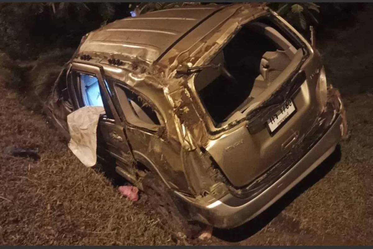 Kanchanaburi တွင် မြန်မာနိုင်ငံသား တရားမဝင် ရွှေ့ပြောင်းအခြေချသူ ၂၈ ဦး ကားတိမ်းမှောက်မှုမှ အသက်ရှင်လွတ်မြောက်