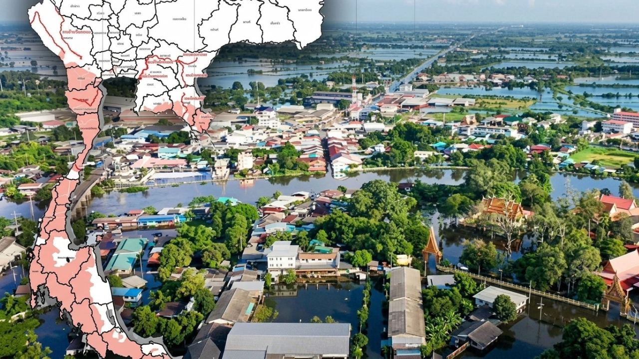 စနေ၊ တနင်္ဂနွေတွင် ဘန်ကောက် မြို့နယ် ၃ ခုနှင့် ခရိုင် ၂၃ ခု၌ ရေကြီးမှုနှင့် မြေပြိုမှု အန္တရာယ် သတိပေး
